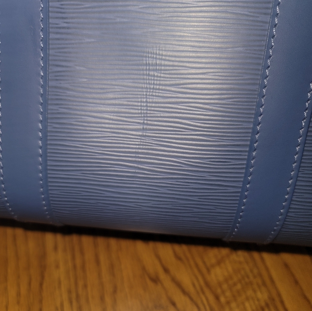 Louis Vuitton Navy Blue Epi Leather Keepall Travel Carry Duffle Luggage … - Picture 17 of 17